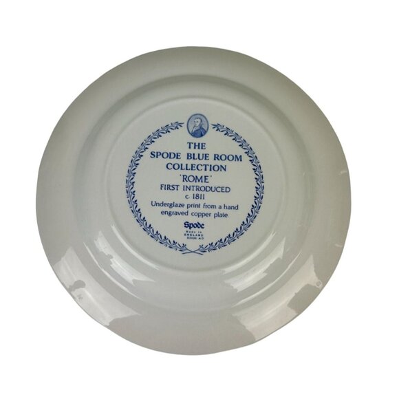 Spode Blue Room Collection Plate ROME 10.5" Made in England Home Decor European - Picture 8 of 14